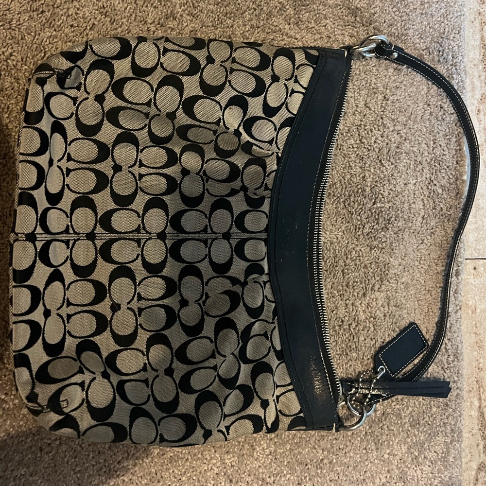 Coach Black Large Purse